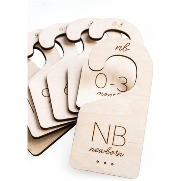 Accents Baby Closet Size Divider Baby Closet Organizer Set Of 7